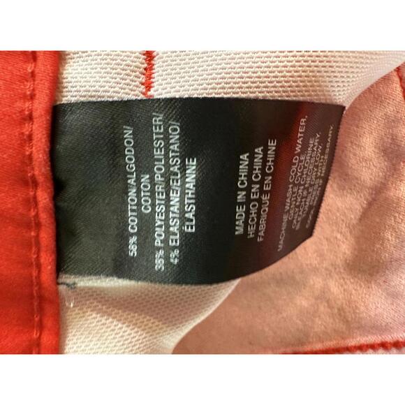 Jones New York Jeans The Lexington Skinny Ankle Scarlet Apple Size 14/32 NWT - Picture 12 of 15